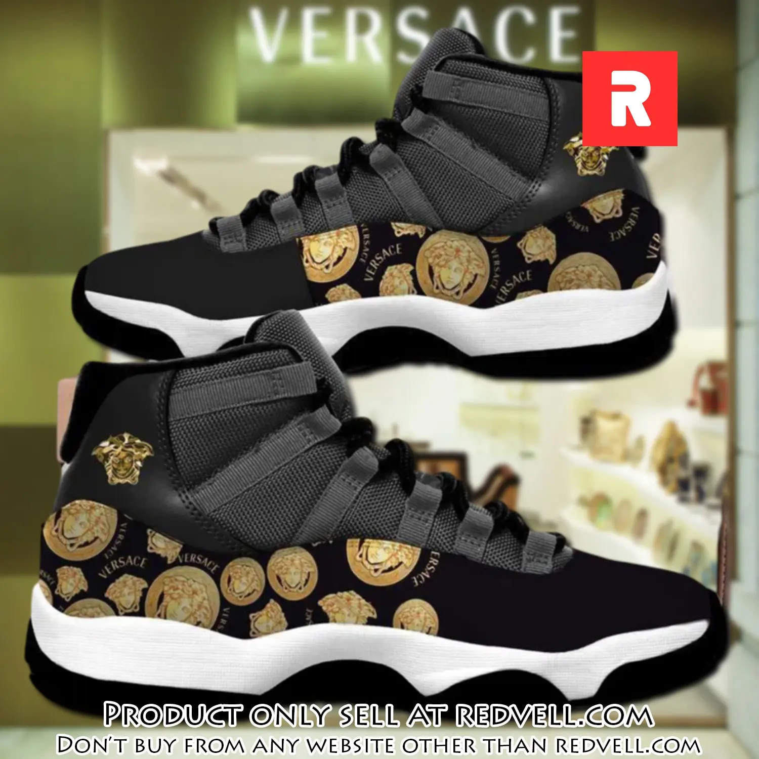 Luxury gianni versace air jordan 11 sneakers shoes hot  gifts for men women rv3510949